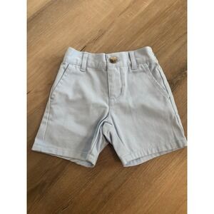 NEW WITH TAGs Janie and Jack Boys Size 12-18 Month Blue Oxford‎ Shorts Chino